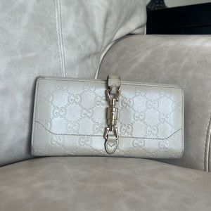 COPY - Gucci | Guccissima | GG long wallet | Cream | White | Authentic